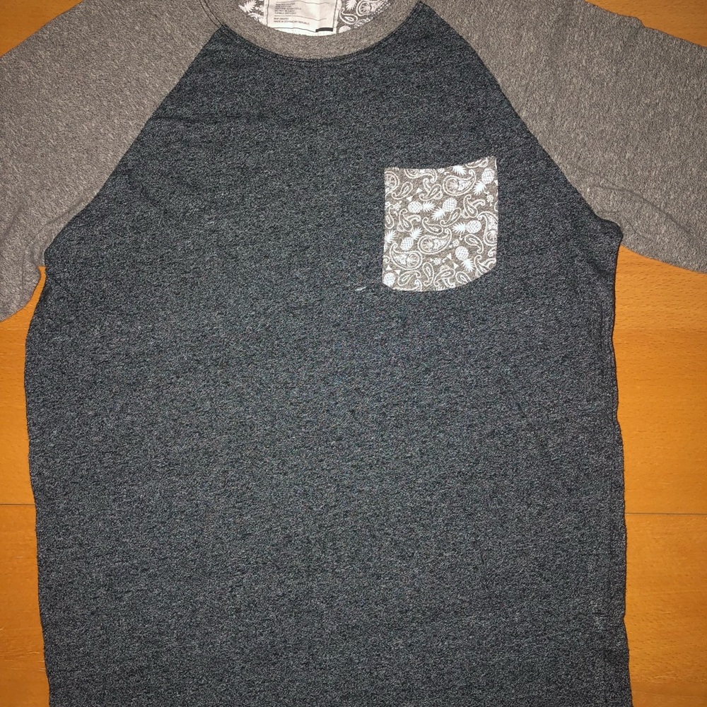On the Byas Baseball Tee from PacSun